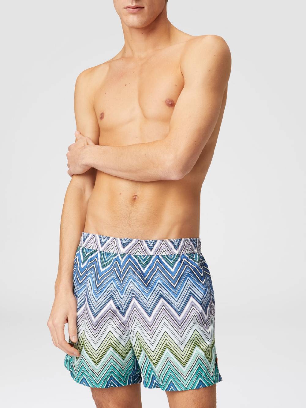 M Missoni Boxer mare con stampa macro zig zag Presa