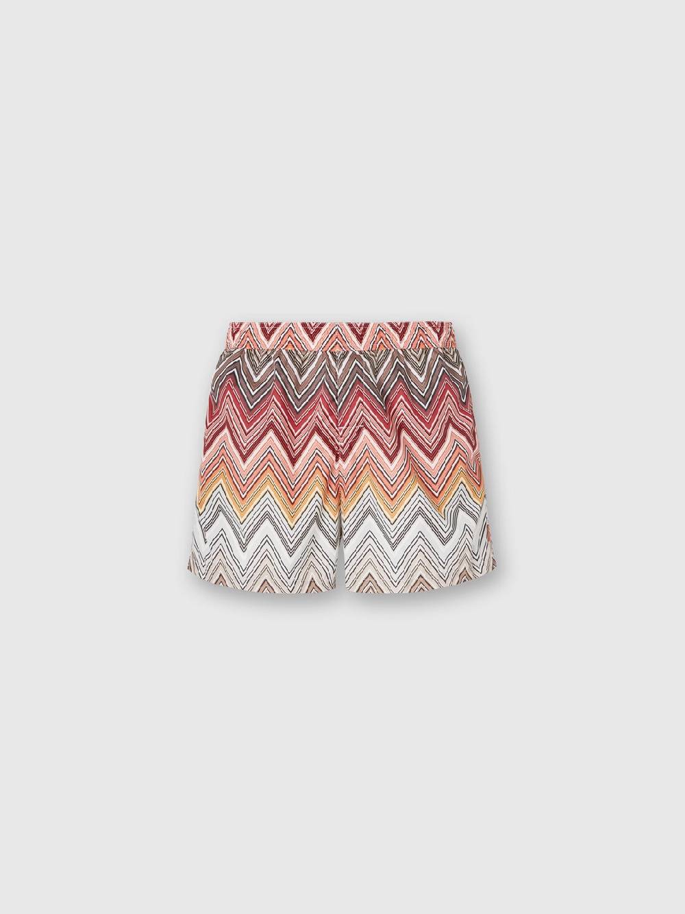 M Missoni Boxer mare con stampa macro zig zag Offerta