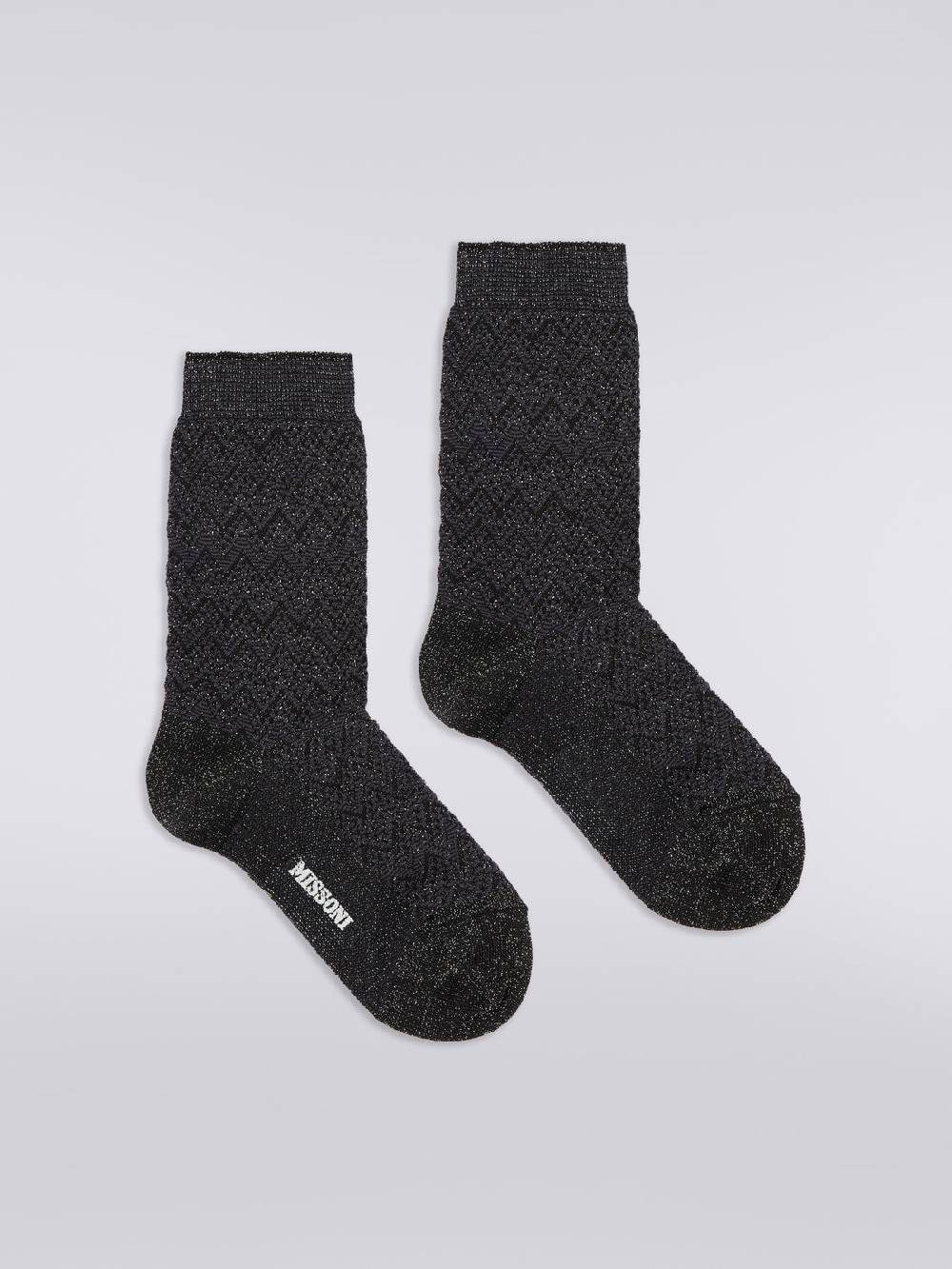 M Missoni Calze corte in viscosa e nylon zig zag In Saldo