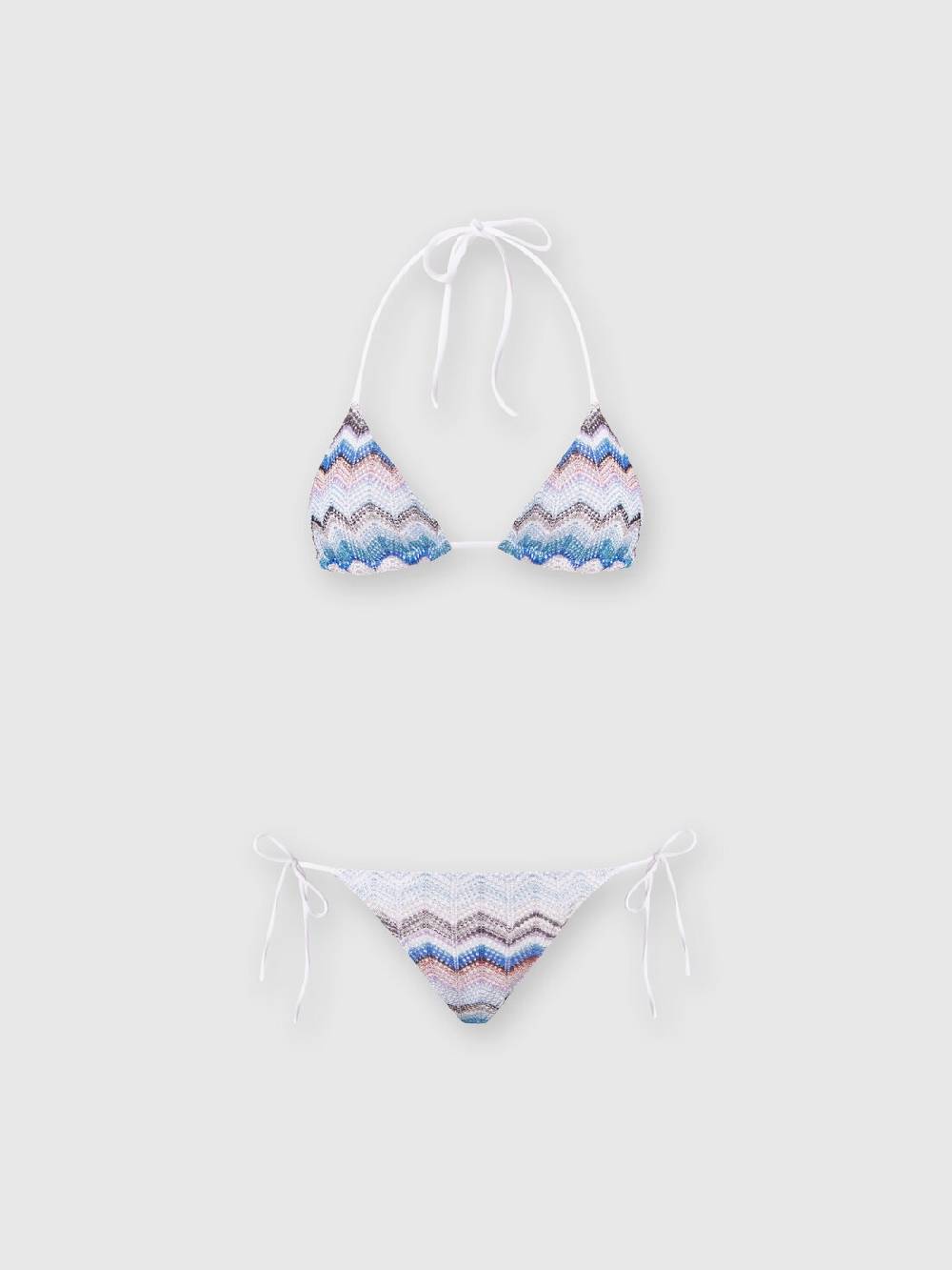 M Missoni Bikini crochet zig zag con lurex Qualità