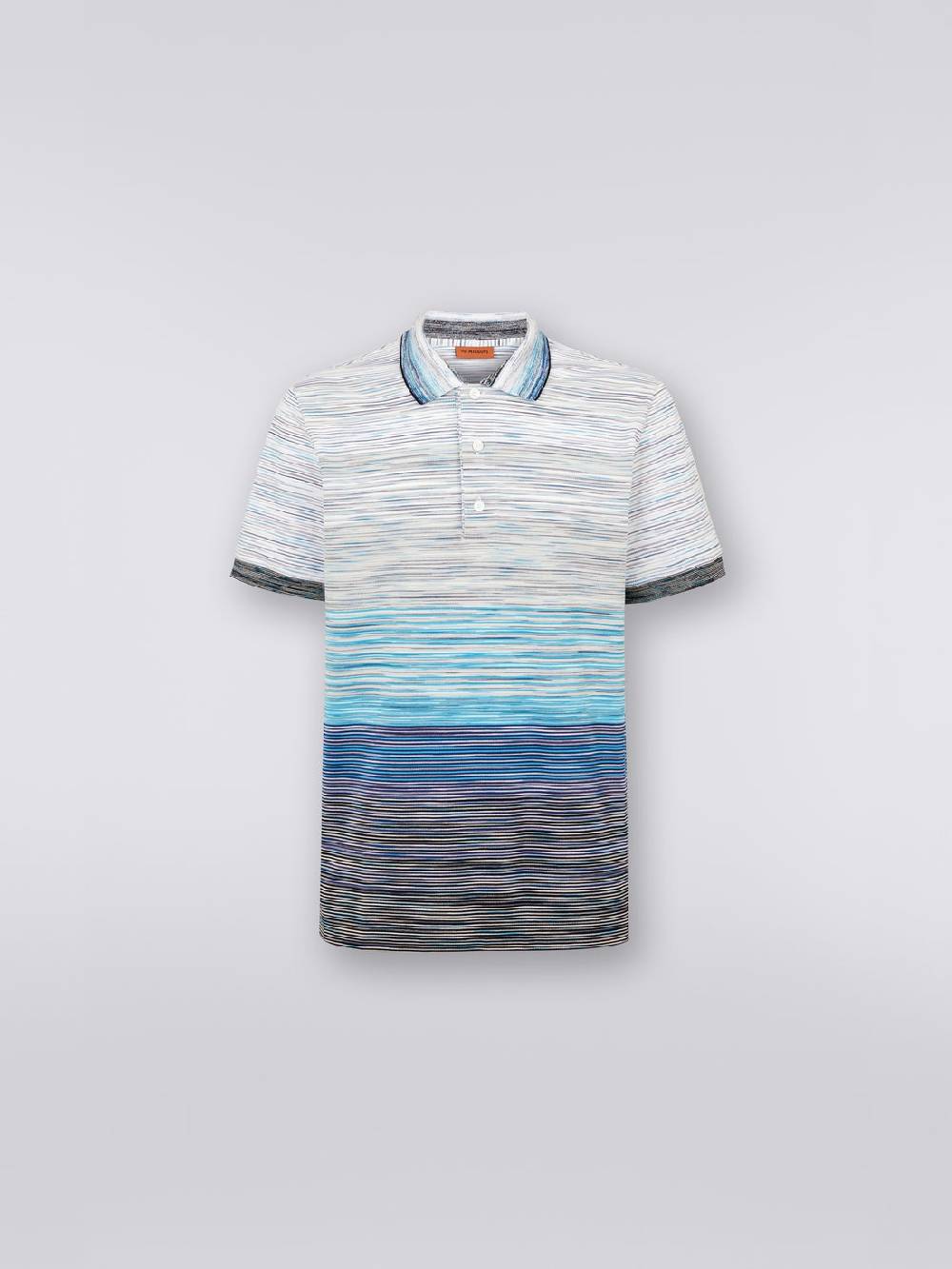 M Missoni Polo in piquet di cotone fiammato Negozi Online