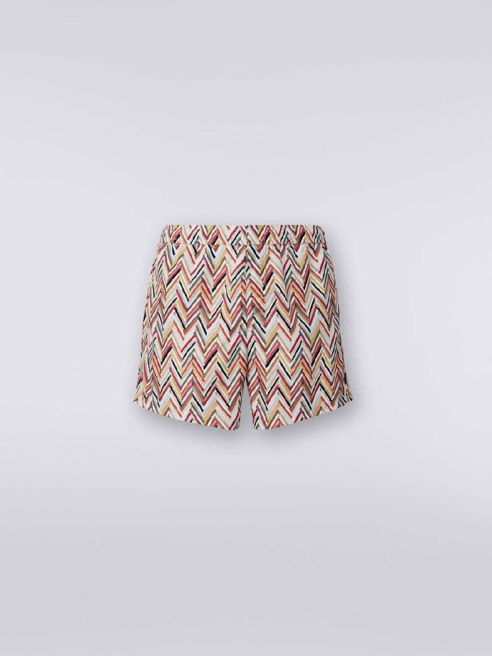 M Missoni Boxer mare con stampa zig zag effetto spennellate Fino Al -60%