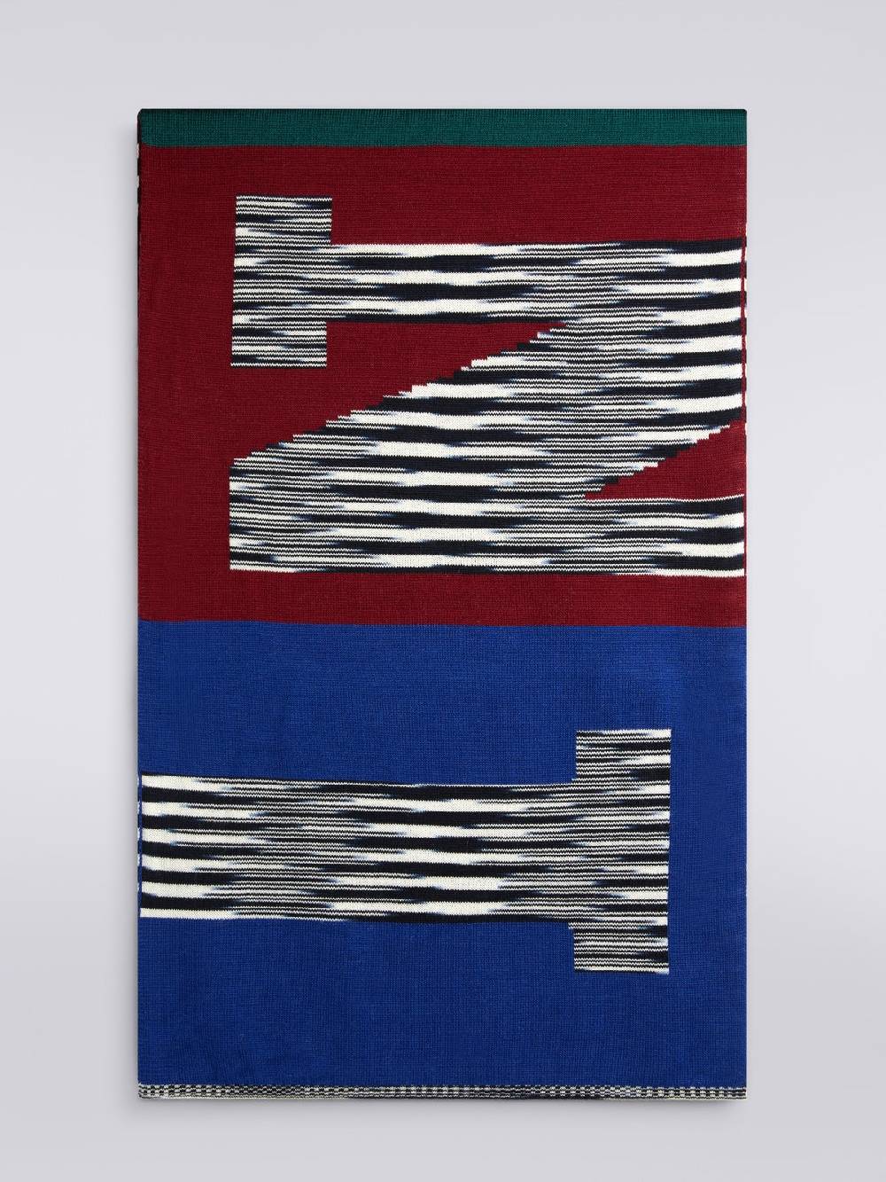 M Missoni Sciarpa di lana con lettering logo Presa