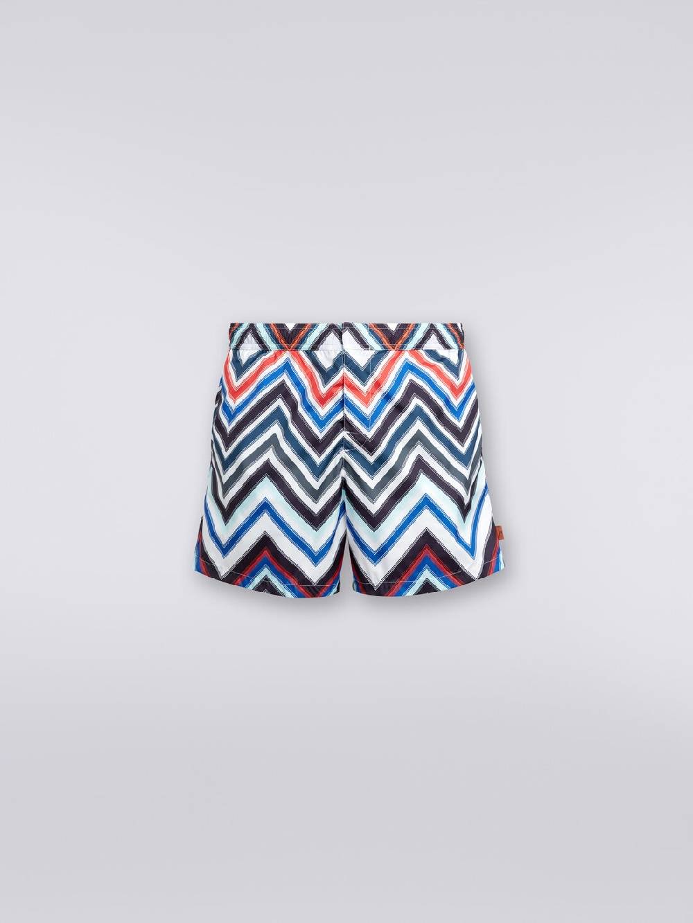 M Missoni Boxer mare in nylon con macro-zig zag in gradazione Economico