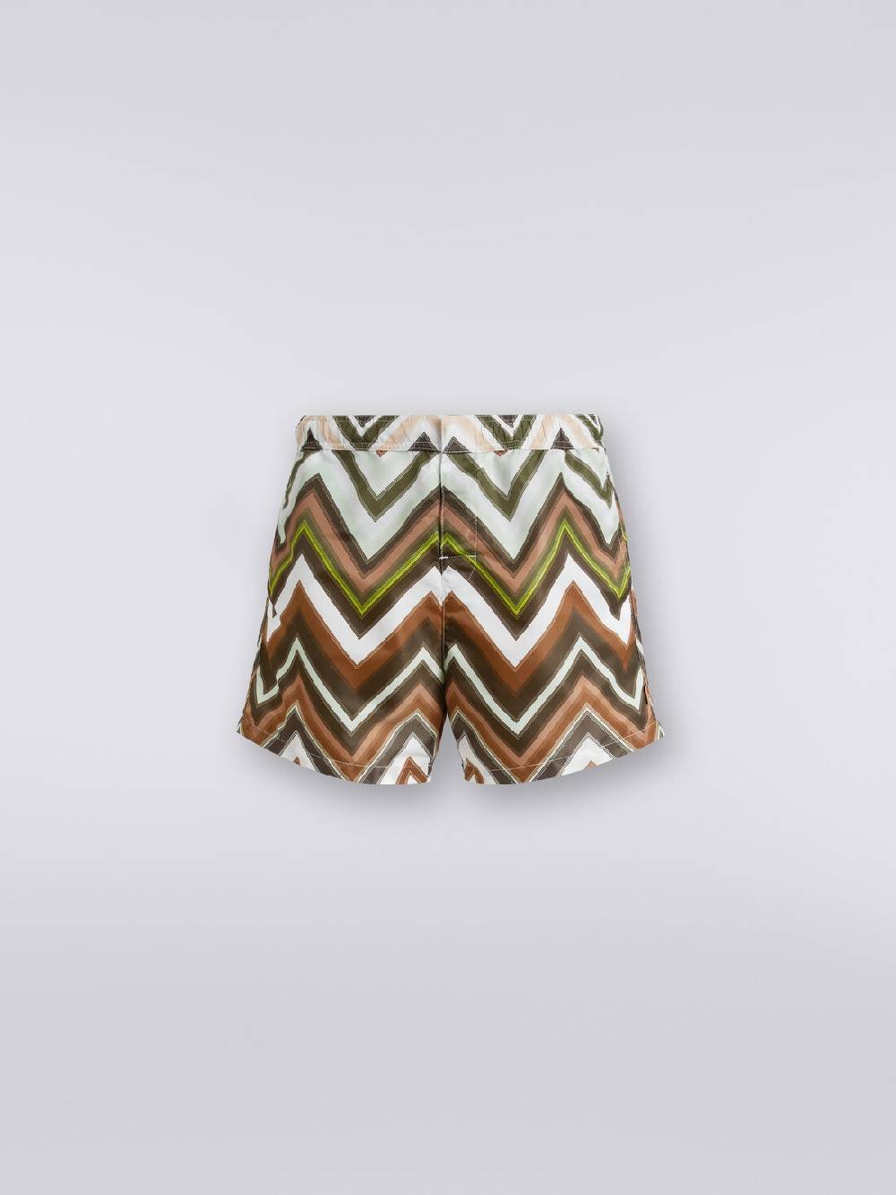 M Missoni Boxer mare in nylon con macro-zig zag in gradazione Online