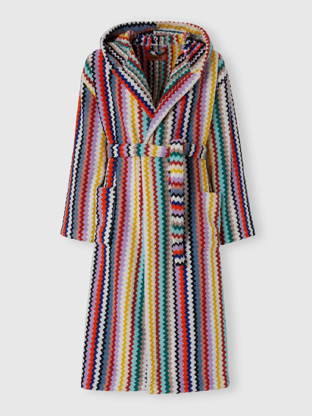 M Missoni Accappatoio Riverbero in spugna di cotone zig zag Hotsell