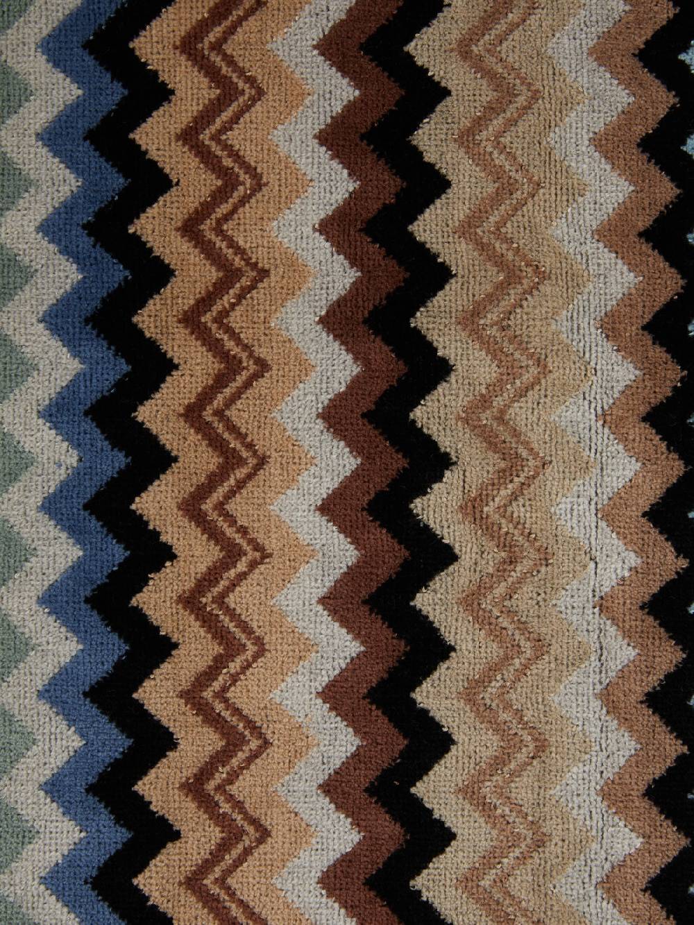 M Missoni Coppia di asciugamani in spugna di cotone Adam Vendita Calda
