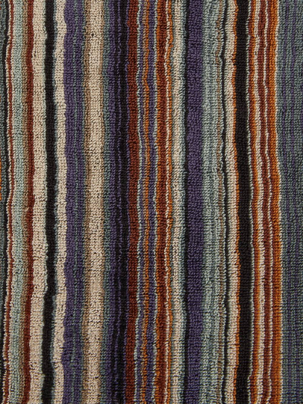 M Missoni Set 2 pezzi di asciugamani da bagno Jazz in spugna di cotone rigato Vendita Economica
