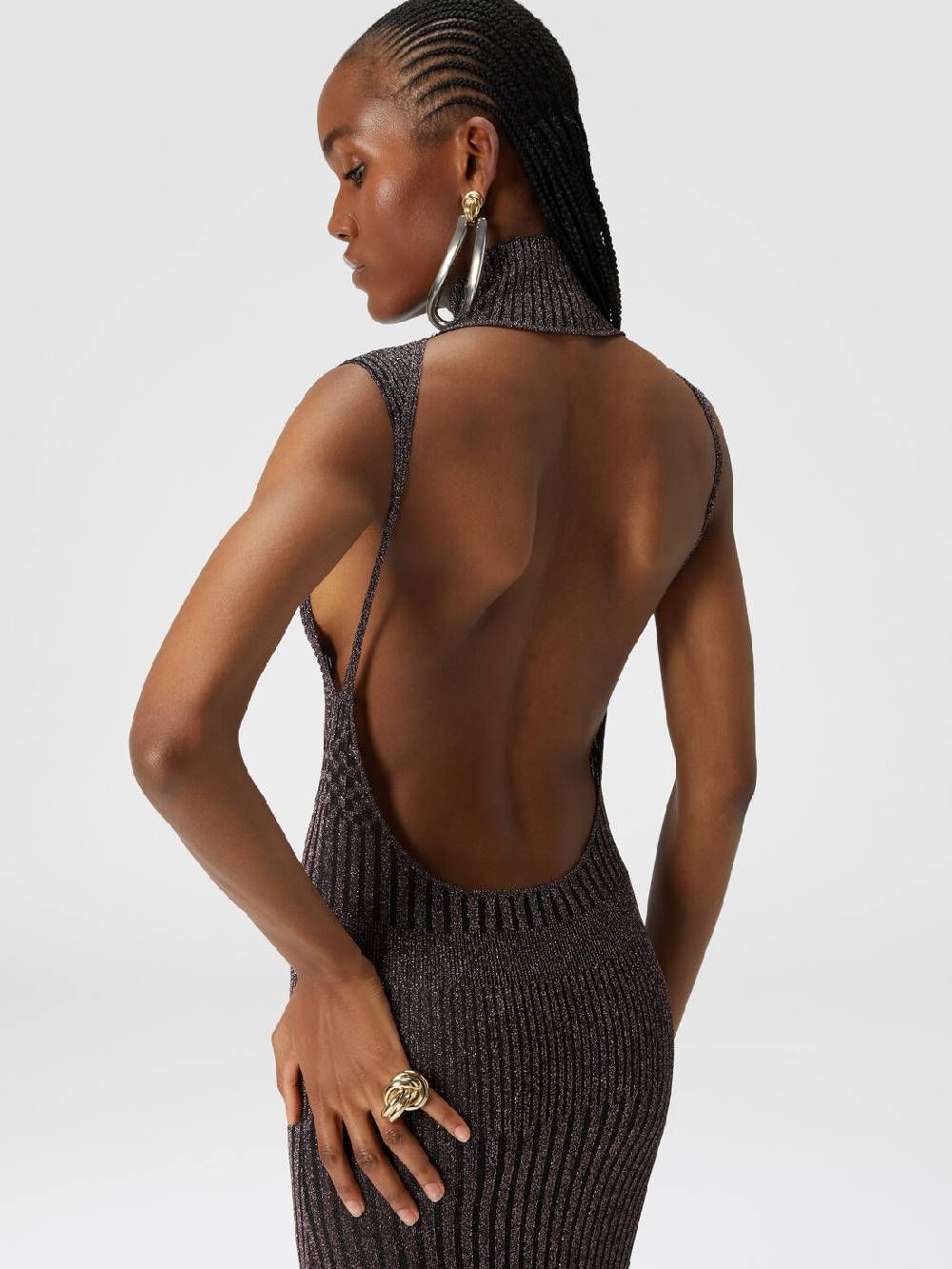 M Missoni Abito lungo senza maniche con schiena nuda Nuovo