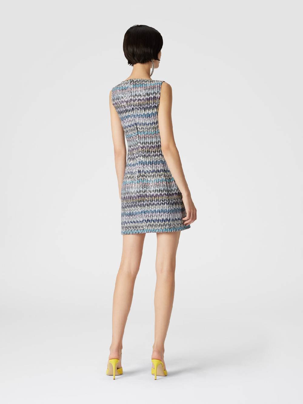 M Missoni Mini-abitoin maglia lamé con scollatura a cuore Vendita
