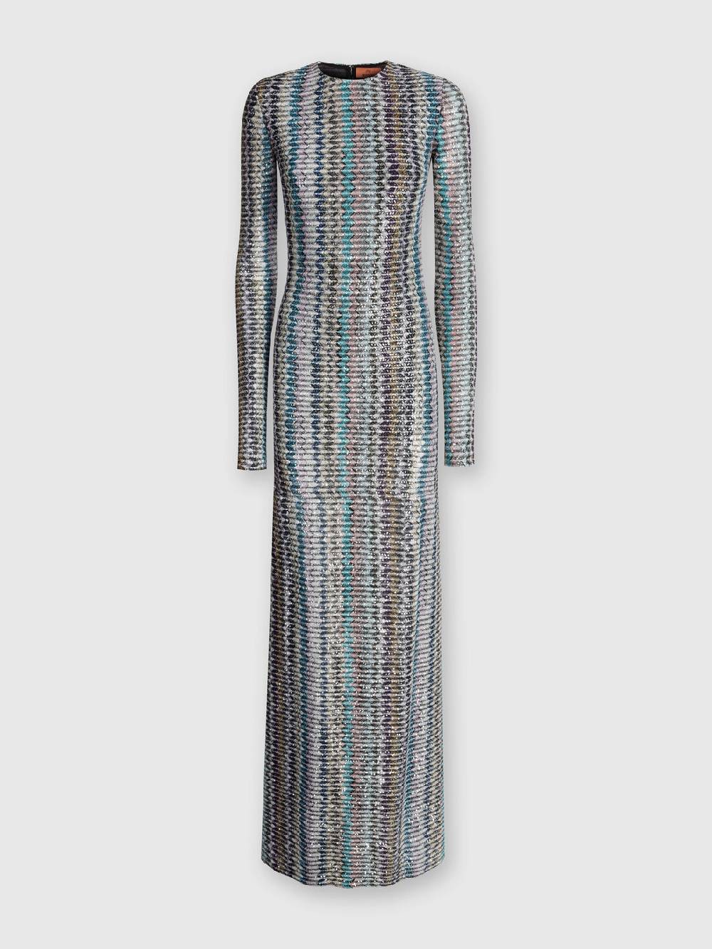 M Missoni Abito lungo con paillettes e dettaglio cut out Promozione