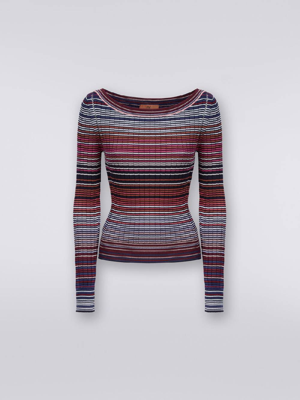 M Missoni Pullover in cotone e viscosa a righe Negozi Online