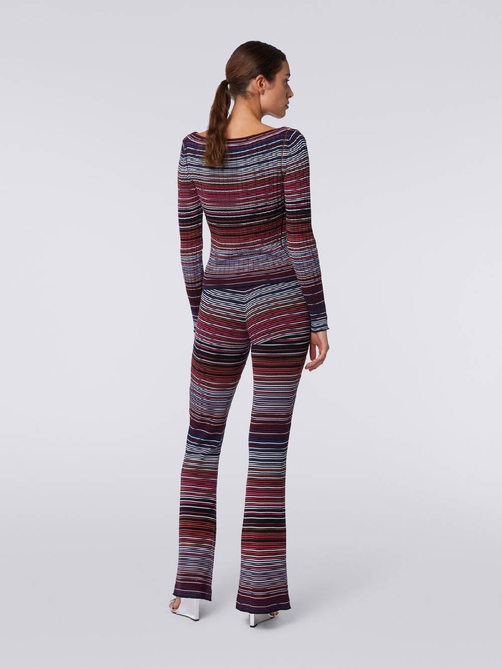 M Missoni Pullover in cotone e viscosa a righe Negozi Online