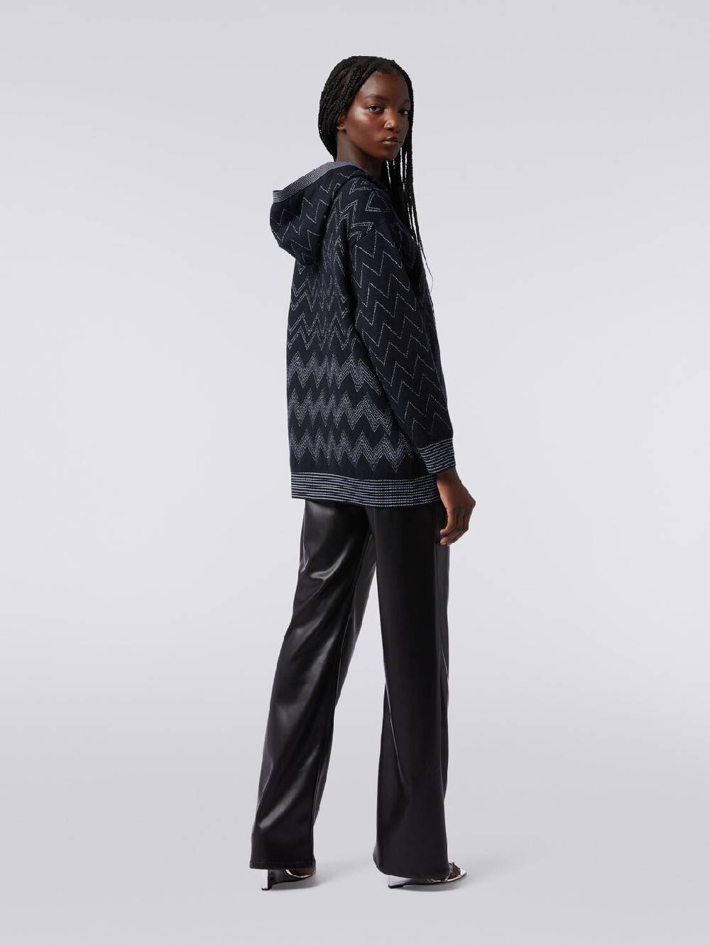 M Missoni Pullover in misto lana zig zag con lurex Promozione Limitata