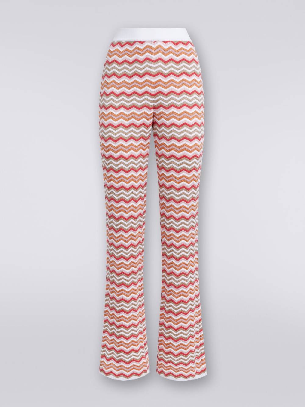 M Missoni Pantaloni in maglia di cotone e viscosa zig zag Fino Al -60%