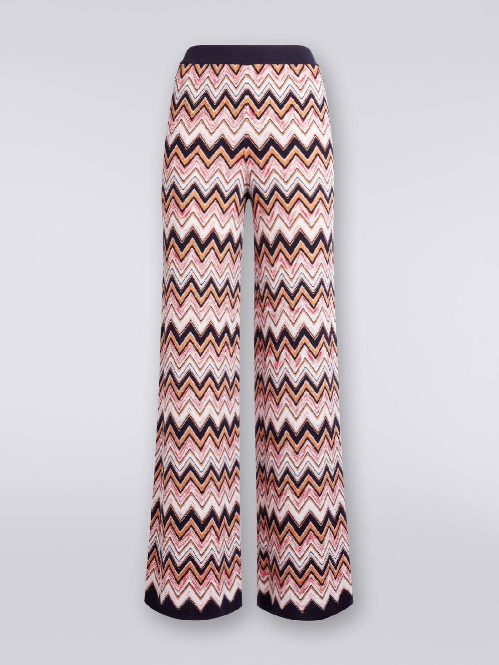 M Missoni Pantaloni a palazzo in lana e viscosa chevron Shopping Online
