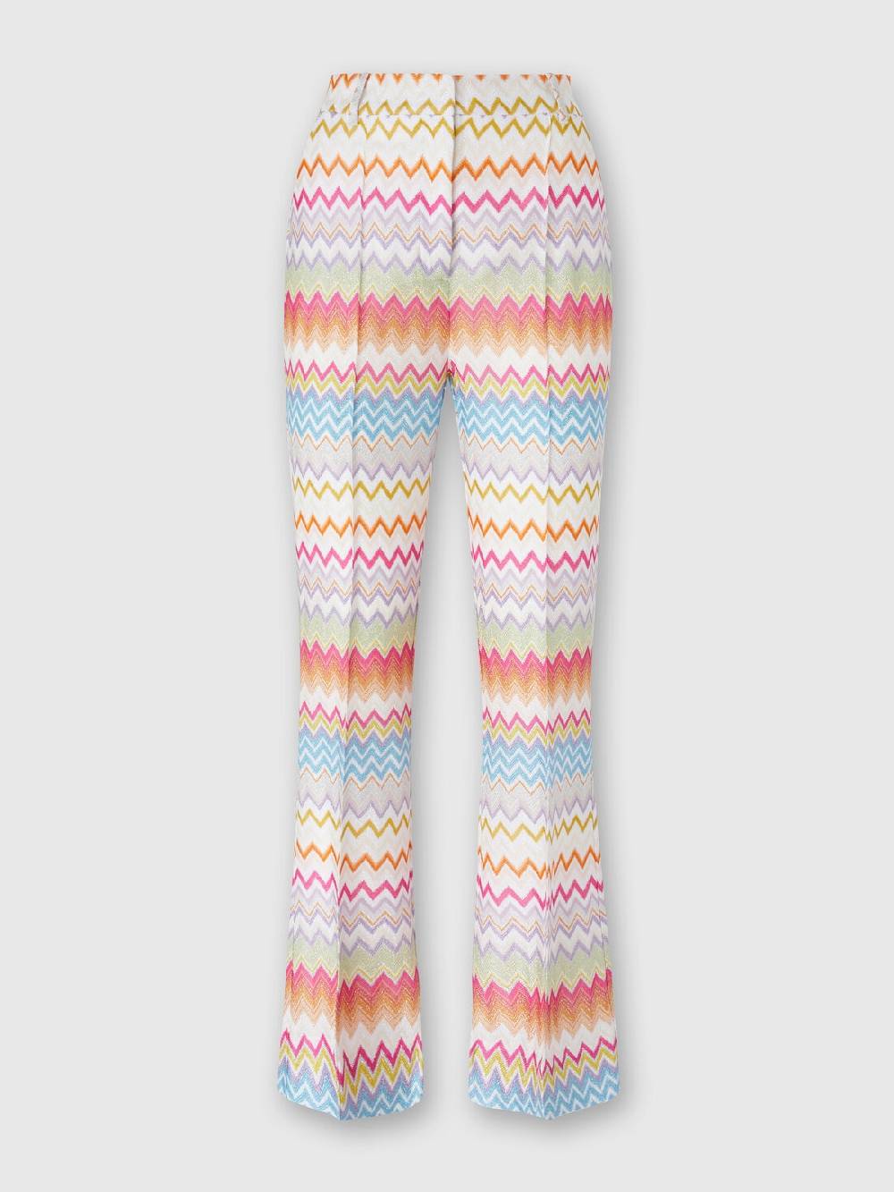 M Missoni Pantaloni capri in maglia chevron lamé con paillettes Affare Del Giorno