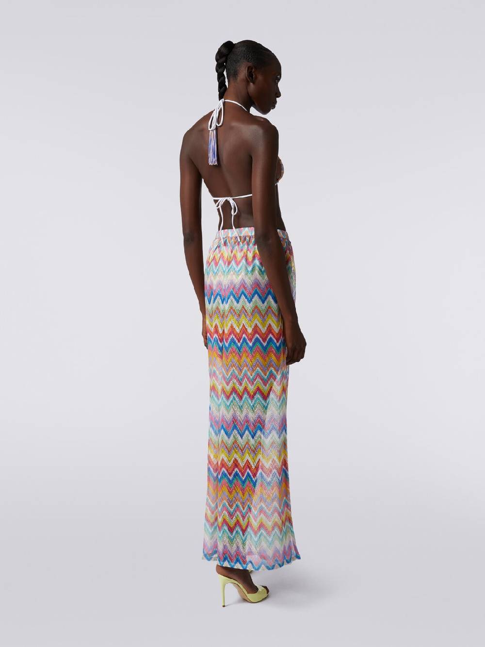 M Missoni Pantaloni copricostume con stampa zig zag Sottocosto