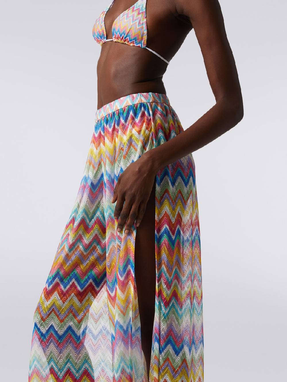 M Missoni Pantaloni copricostume con stampa zig zag Sottocosto