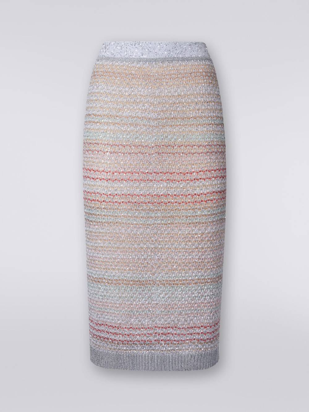 M Missoni Gonna midi in misto viscosa con paillettes Economico