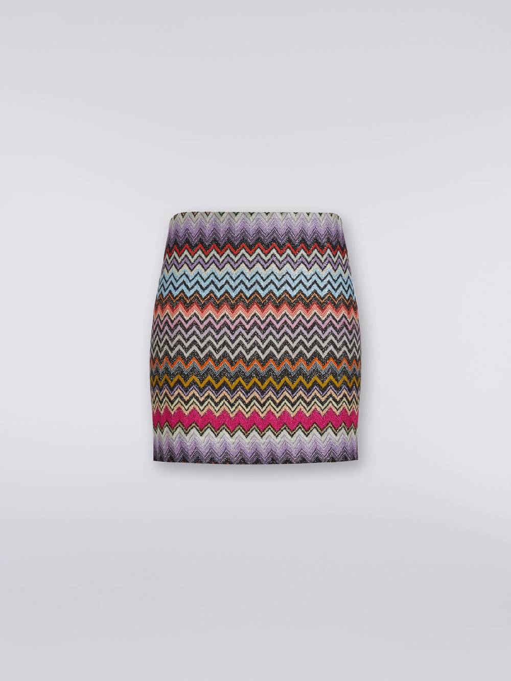 M Missoni Minigonna in viscosa zig zag con lurex Vendita