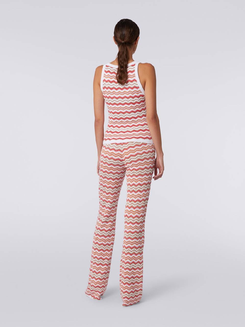 M Missoni Canottiera in maglia di cotone e viscosa zig zag Pezzi Unici