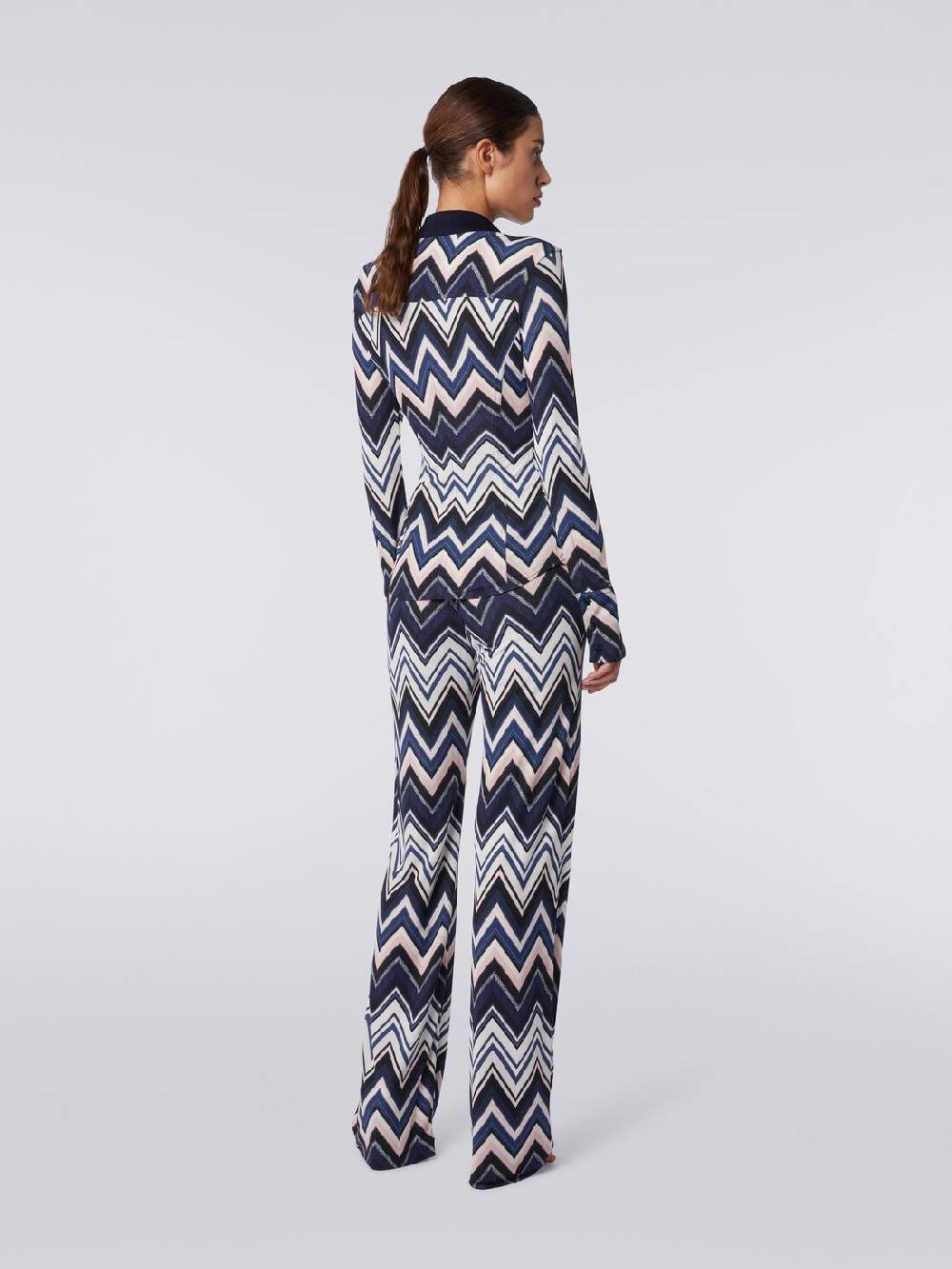 M Missoni Camicia in viscosa con stampa zig zag In Saldo