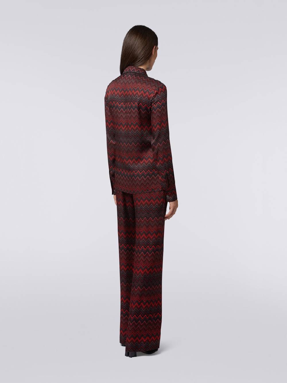 M Missoni Camicia in viscosa jacquard a zig zag 2025