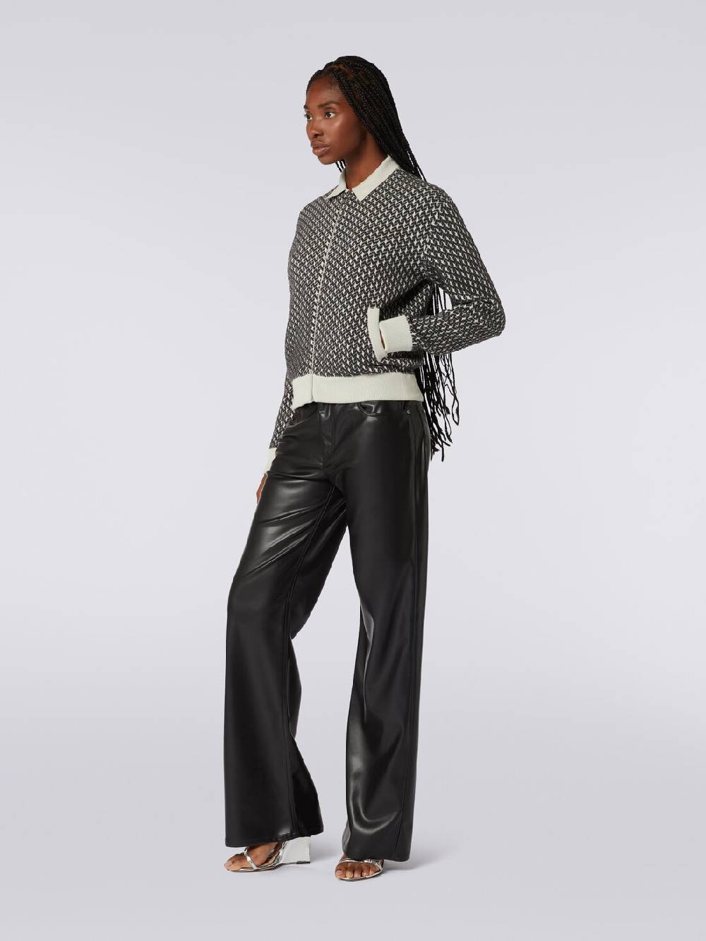 M Missoni Bomber in cotone e nylon con zip Promozione
