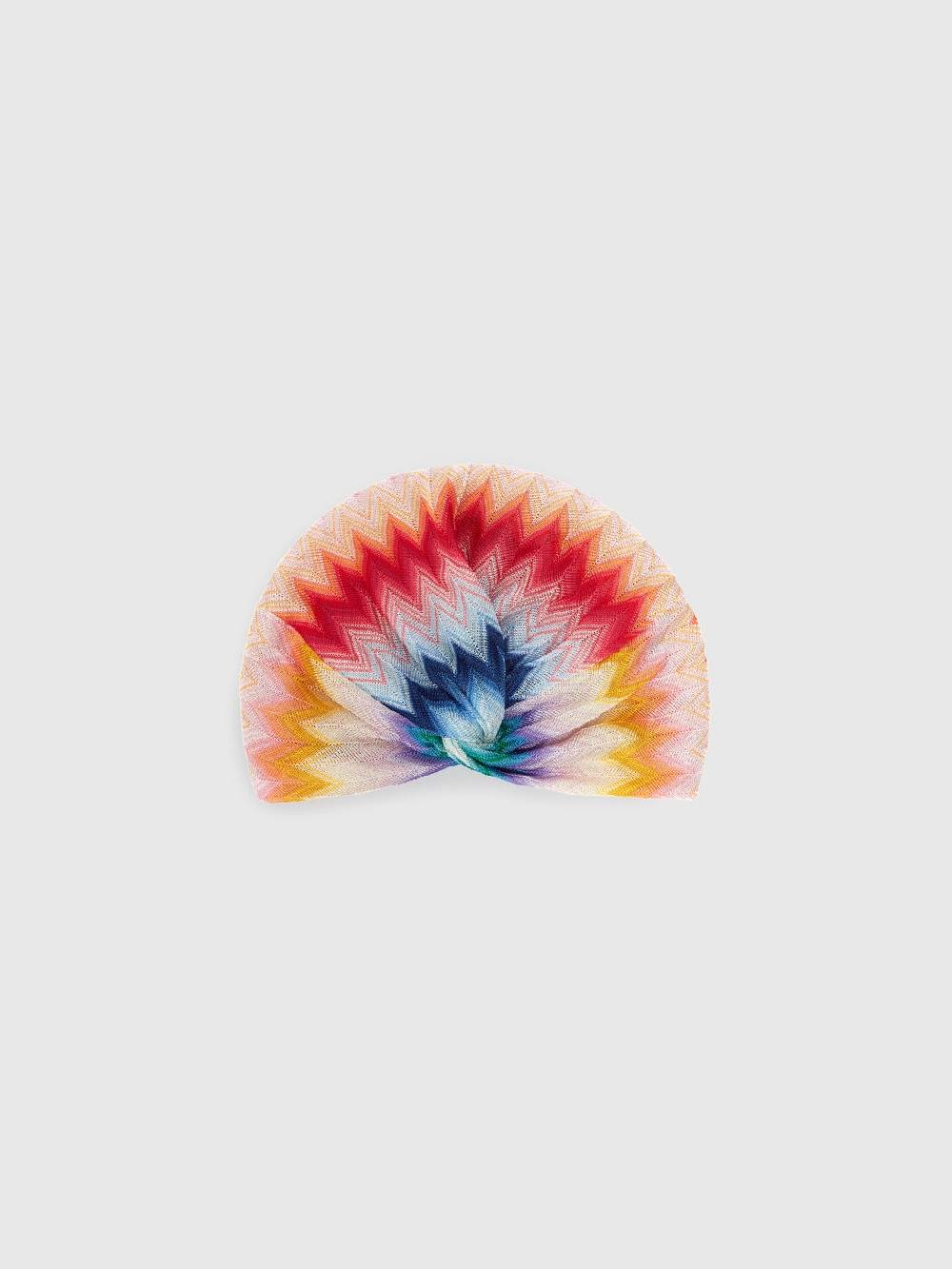 M Missoni Turbante in viscosa chevron con lamé Qualità Garantita