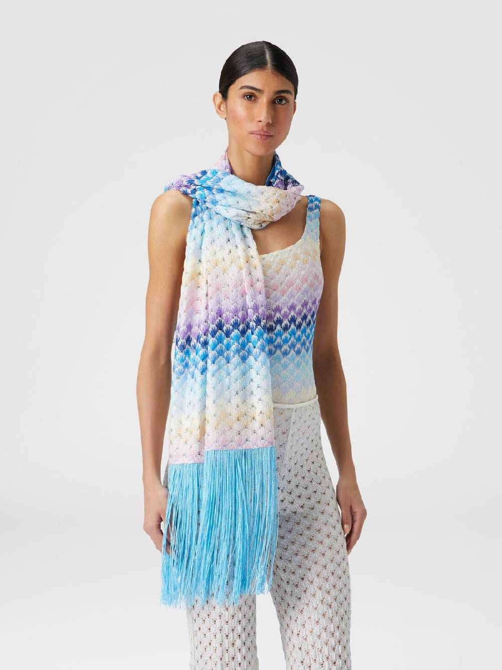 M Missoni Stola in viscosa lamé Acquista Ora