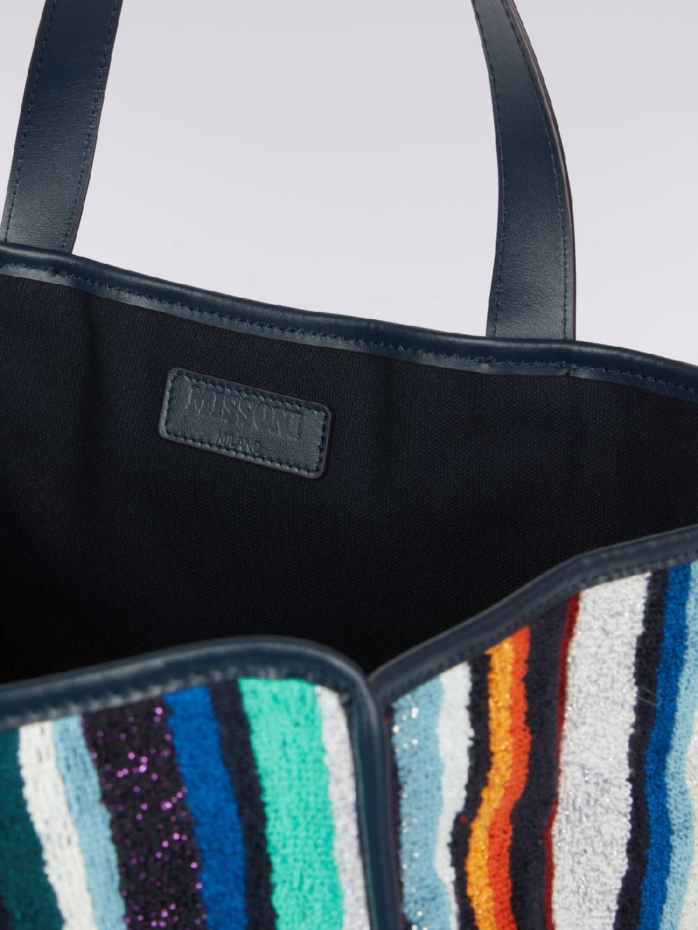 M Missoni Sporta Chandler 40x40 cm in cotone e viscosa velour con lurex Sottocosto