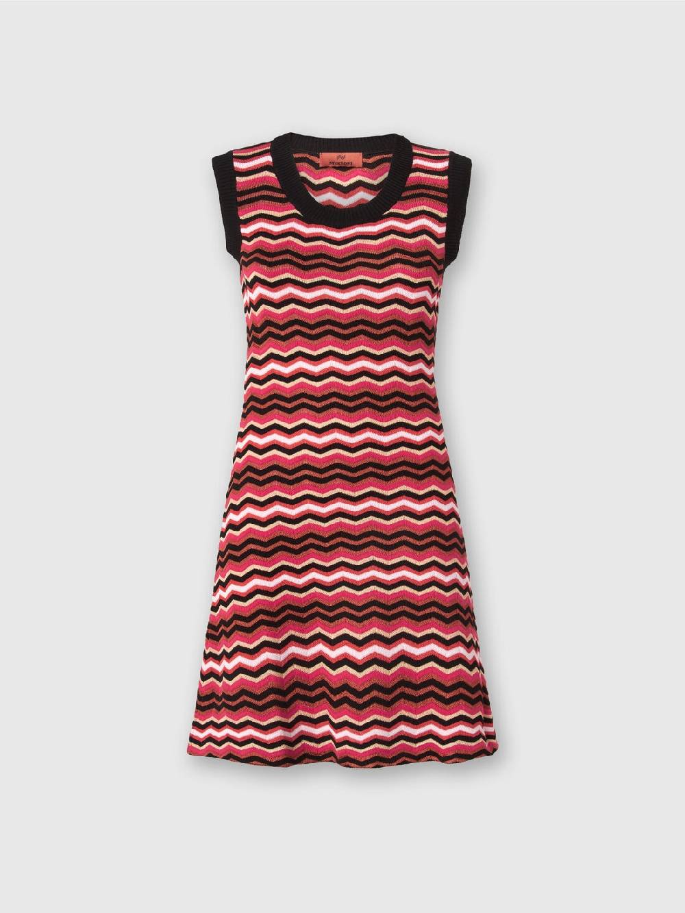M Missoni Abito senza maniche in maglia zig zag Offerte