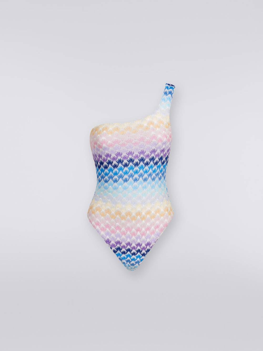 M Missoni Costume intero monospalla effetto pizzo con lurex Vendite Flash
