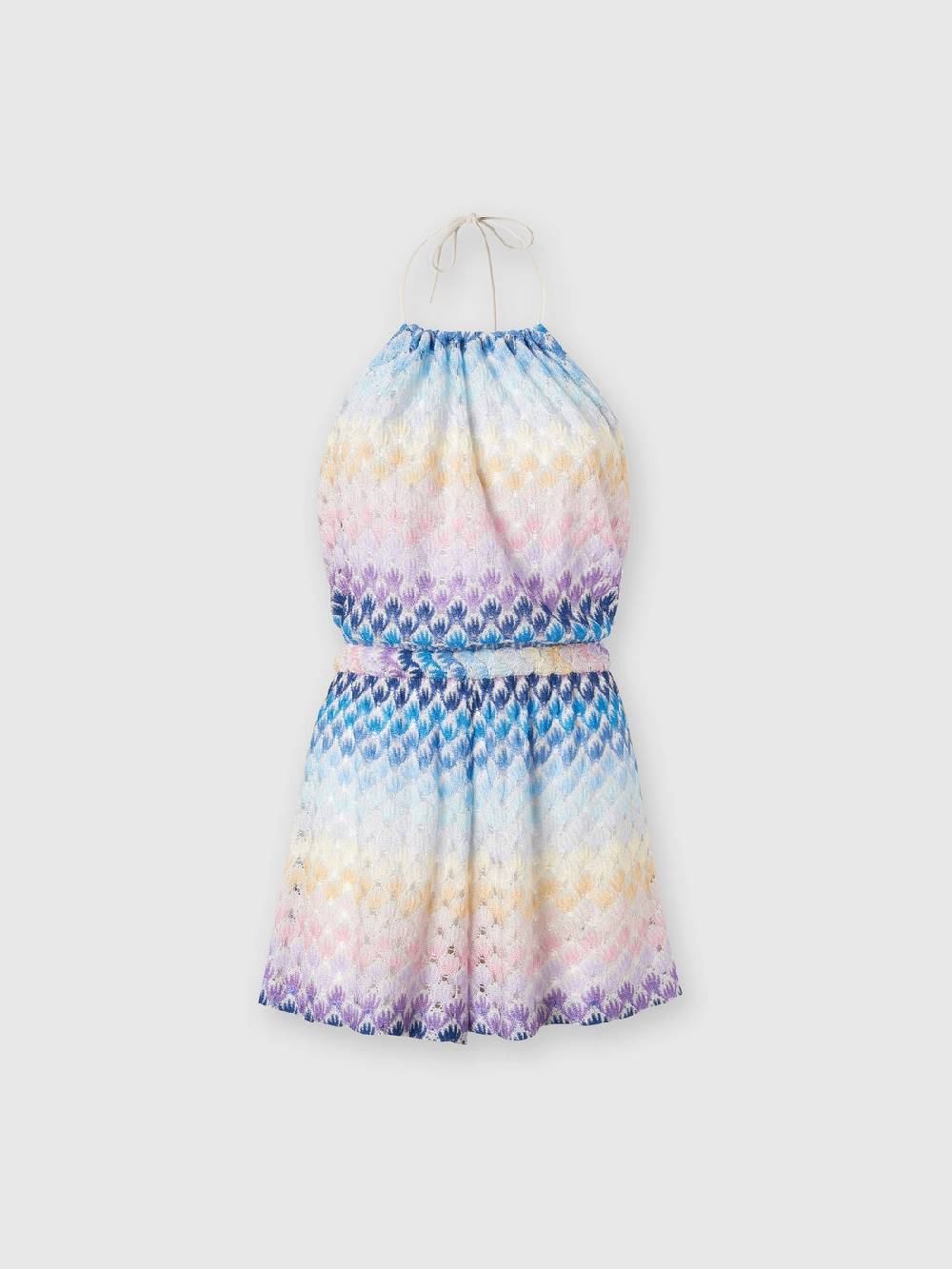 M Missoni Tuta corta in viscosa effetto pizzo dégradé con lurex Negozio
