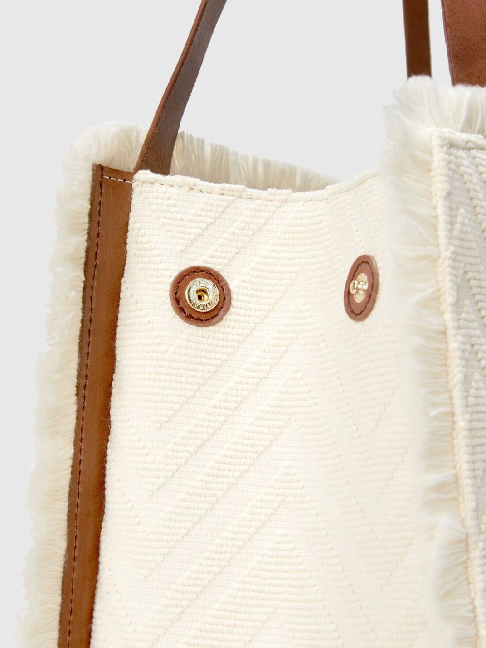 M Missoni Tote bag in misto cotone con motivo chevron Consegna Veloce