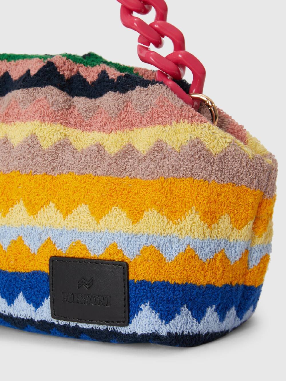 M Missoni Clutch in spugna di cotone zig zag Shopping Online