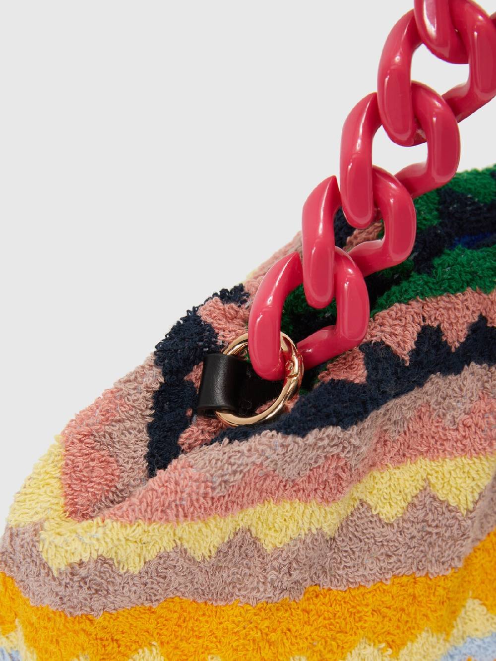 M Missoni Clutch in spugna di cotone zig zag Shopping Online