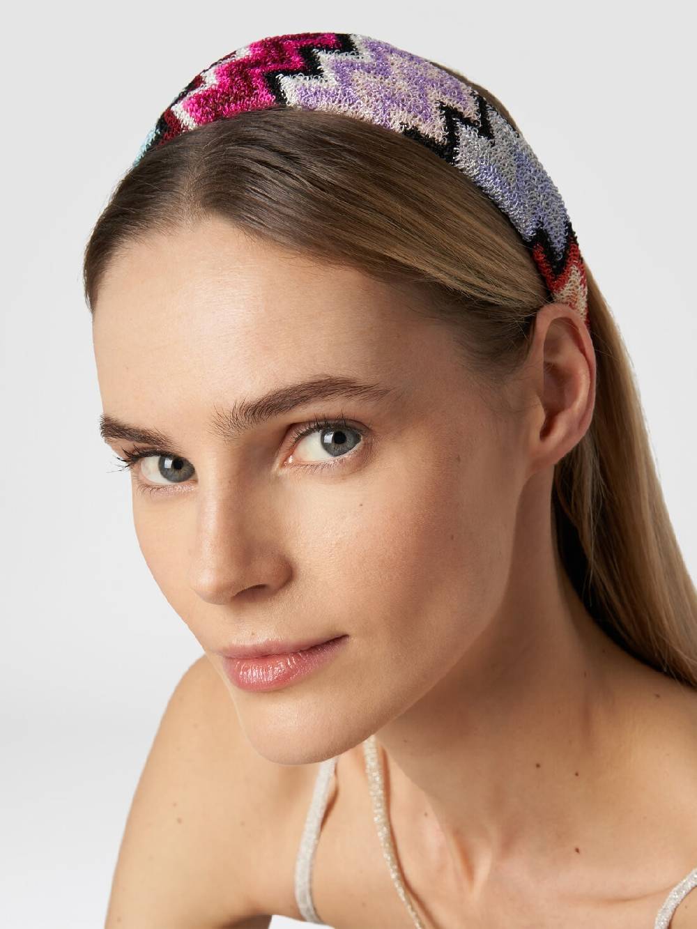 M Missoni Cerchietto in viscosa zig zag Online