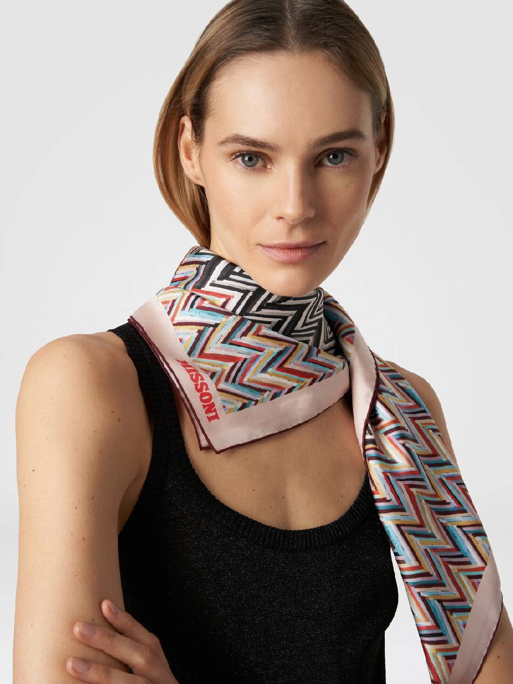 M Missoni Foulard in seta con multilavorazione I Più Venduti