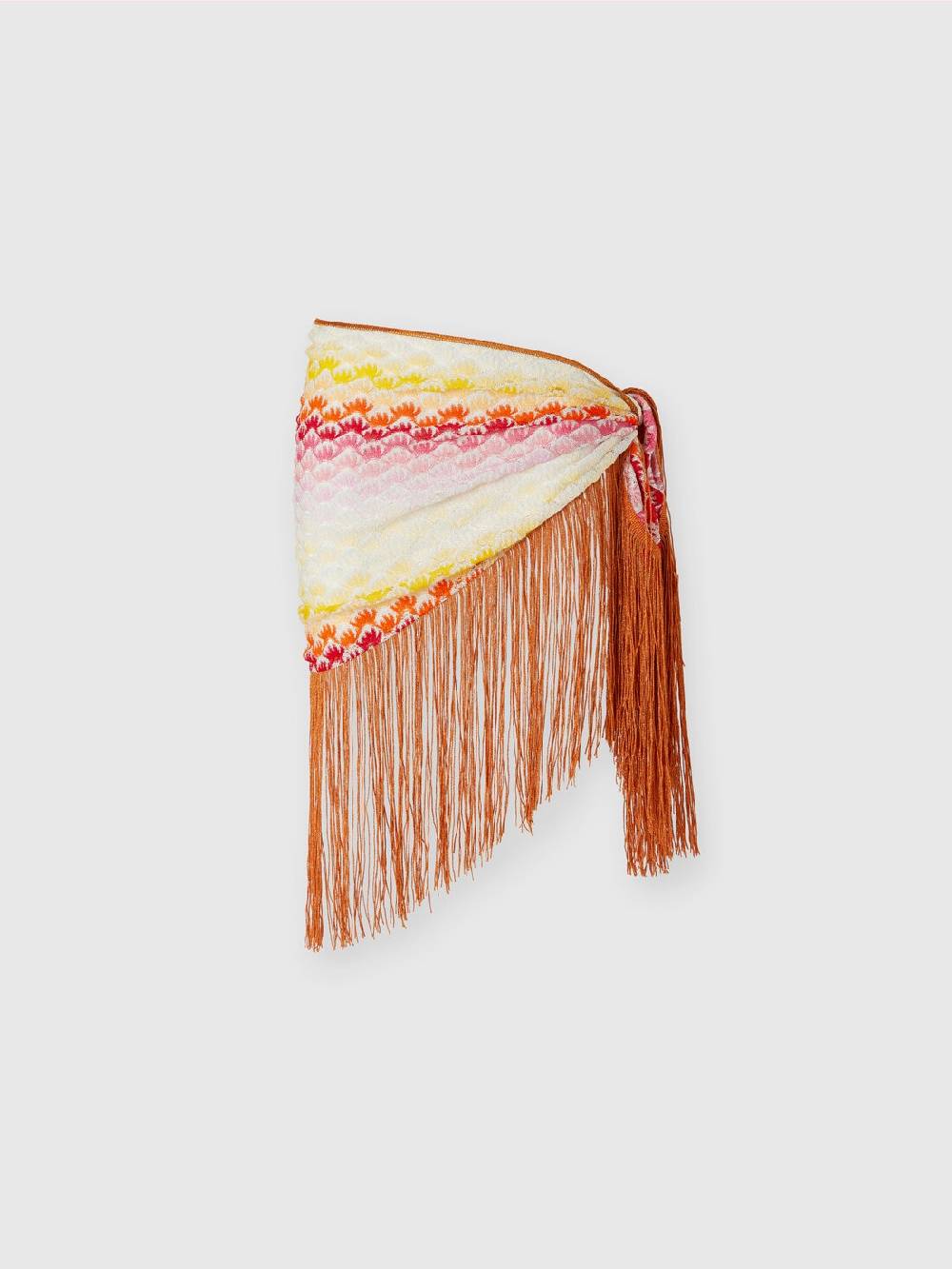 M Missoni Pareo in viscosa lamé con frange Negozio