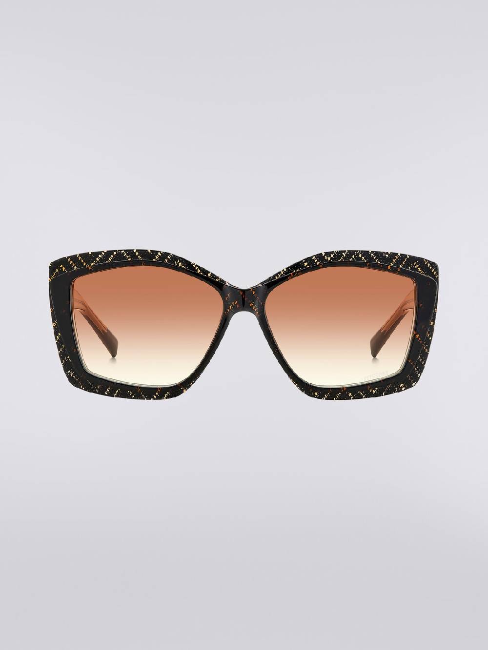 M Missoni Occhiali da sole con montatura geometrica e inserti in tessuto Promozione