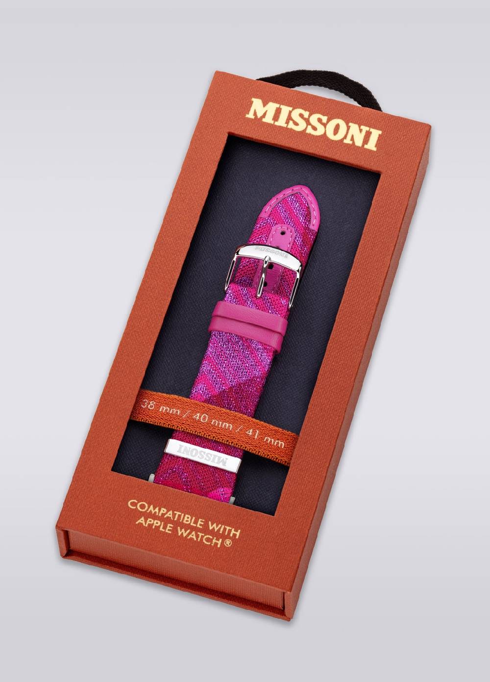 M Missoni Cinturino Apple watch in tessuto Missoni da 22 mm Consegna Veloce