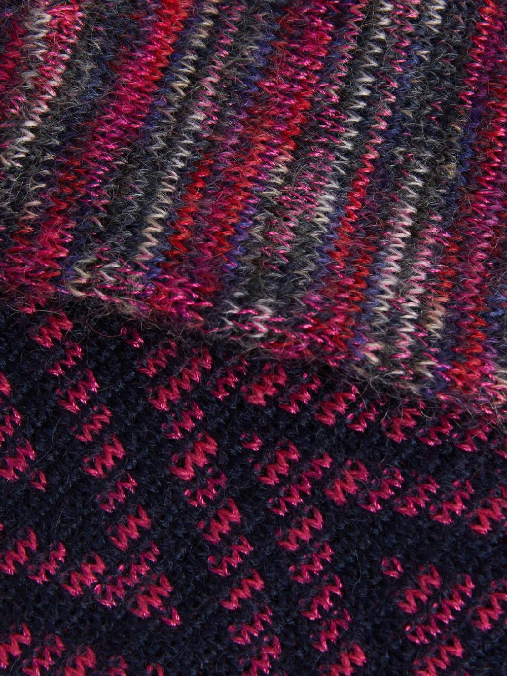 M Missoni Guanti in maglia di lana e mohair con multi-lavorazione Shopping Online