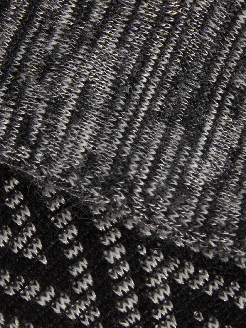 M Missoni Guanti in maglia di lana e mohair con multi-lavorazione Sottocosto