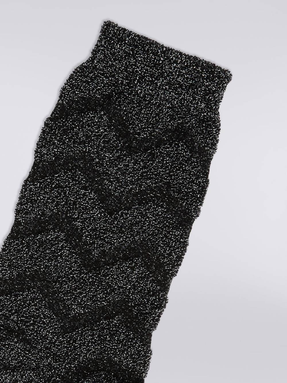 M Missoni Calze corte in cotone e nylon zig zag Sconto