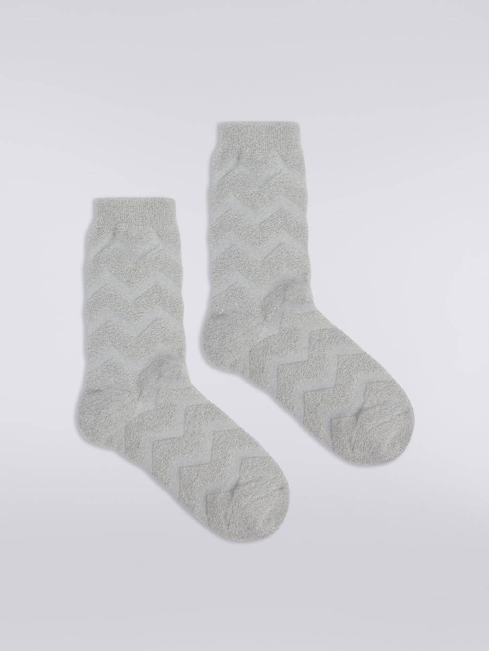 M Missoni Calze corte in cotone e nylon zig zag Economico