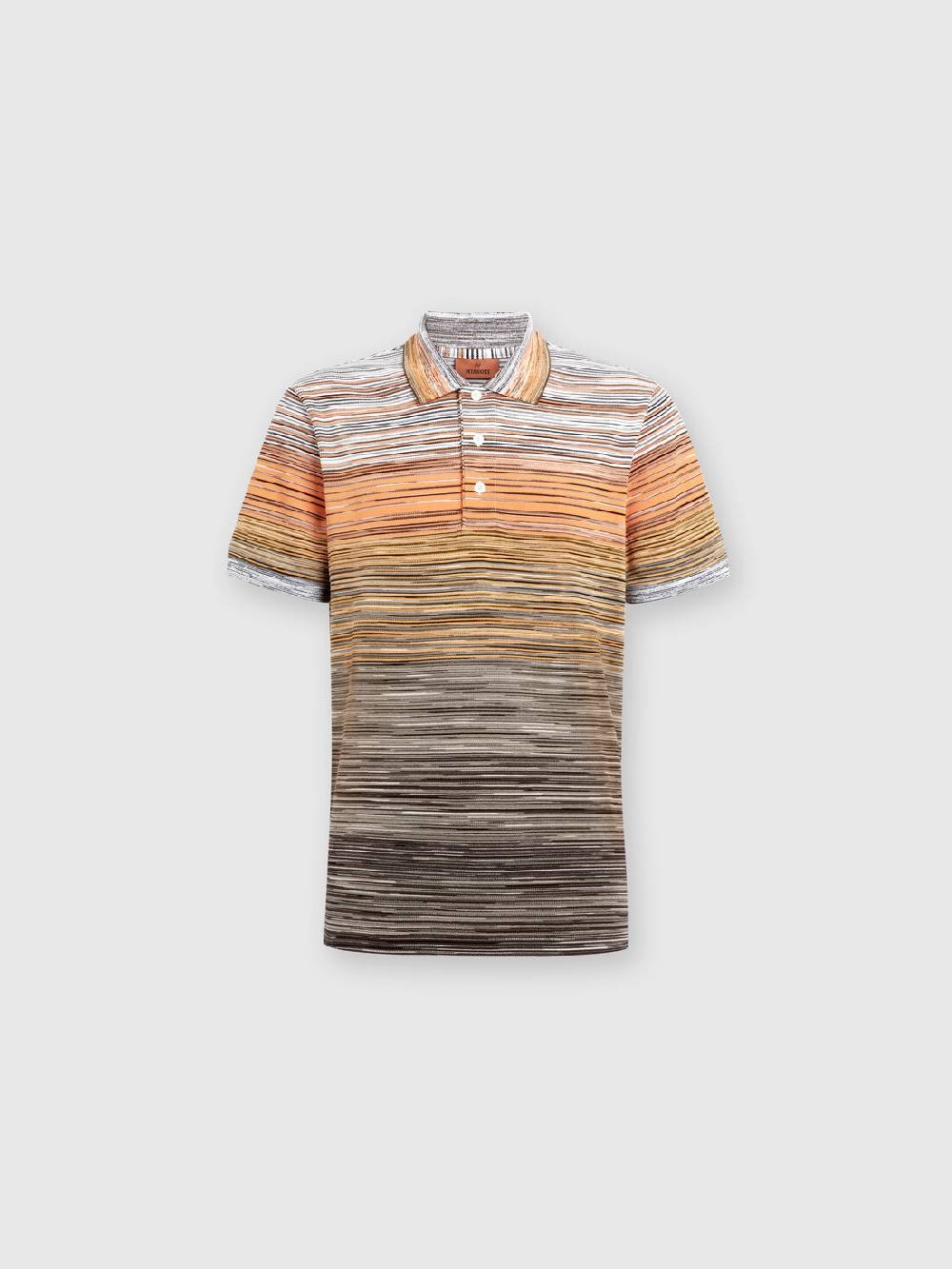 M Missoni Polo in piquet di cotone fiammato Outlet