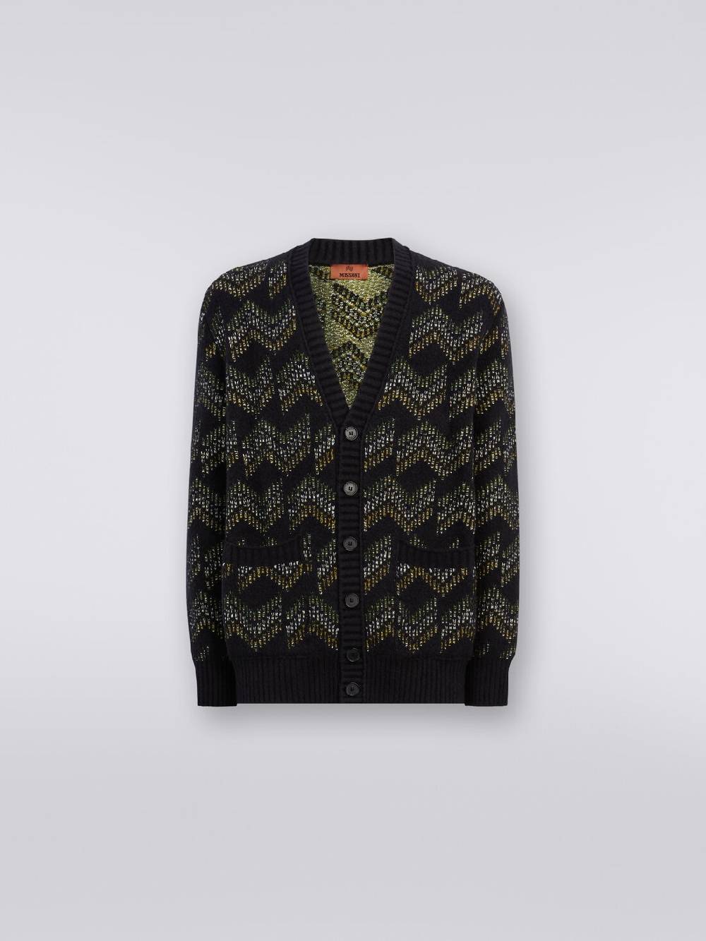 M Missoni Cardigan con scollatura a V in misto cotone Nuova