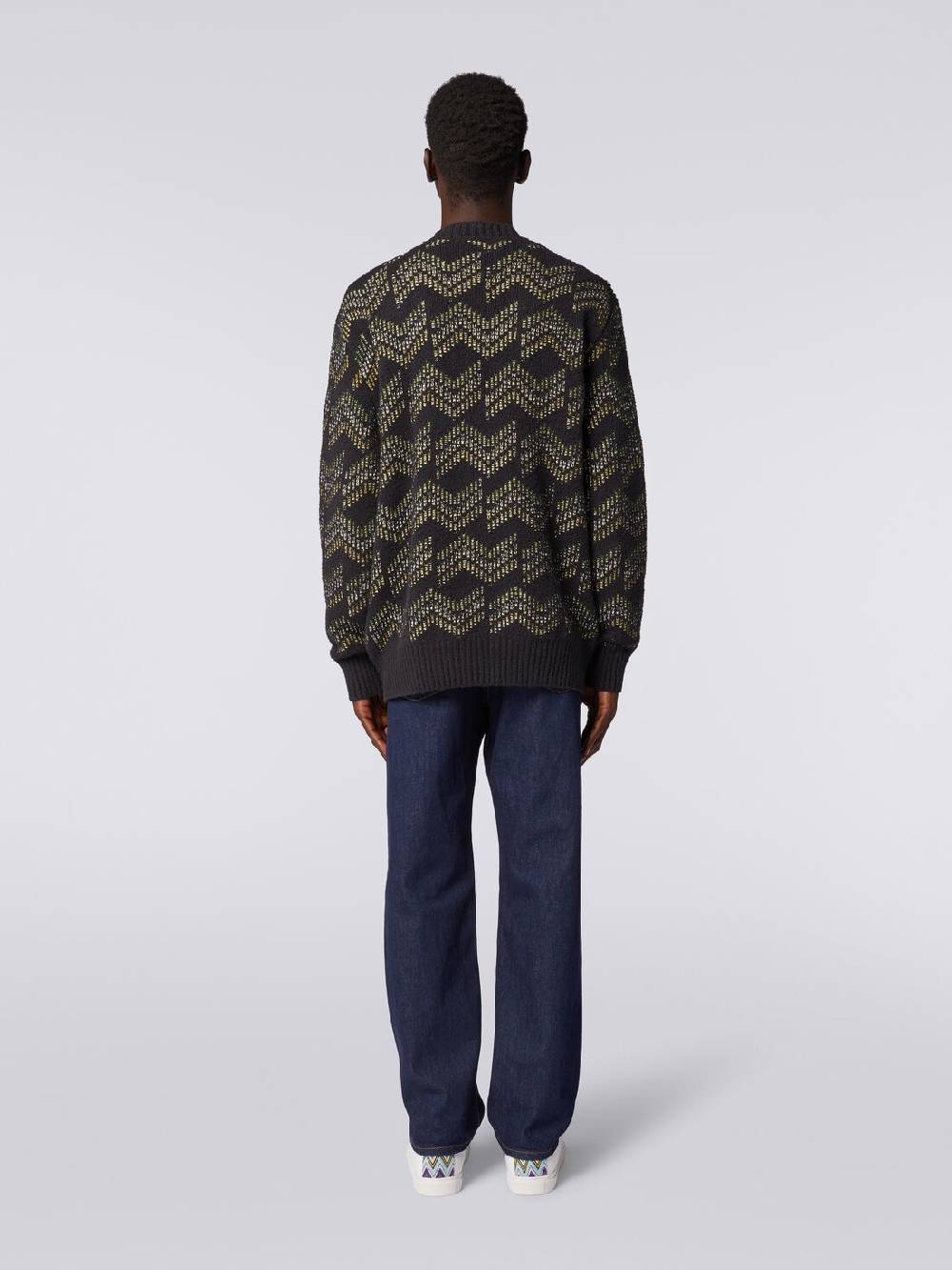 M Missoni Cardigan con scollatura a V in misto cotone Nuova